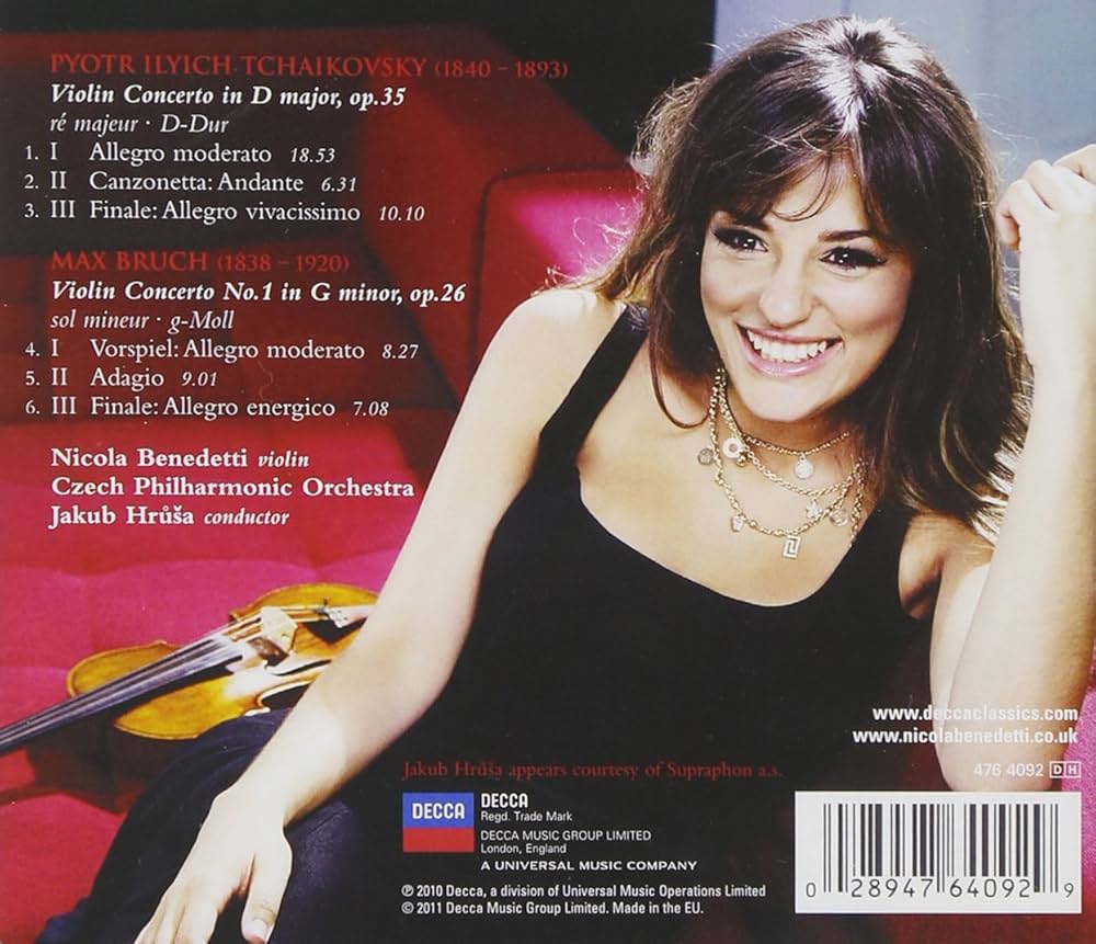 その他 Violin Concerti 1-5 [CD] Nicola Benedetti, Pyotr Ilyich Tchaikovsky, Max Christian